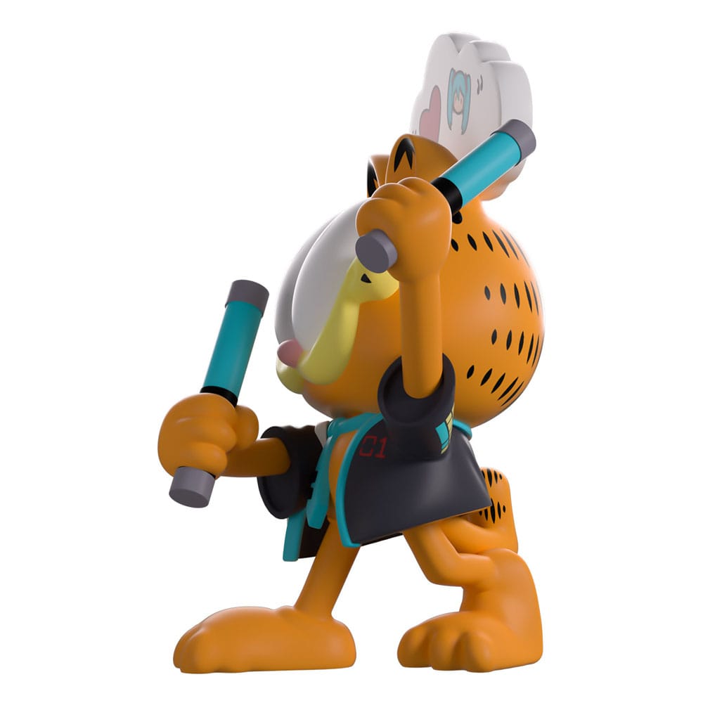 Hatsune Miku x Garfield Vinyl figurine Miku Concert Garfield 13 cm