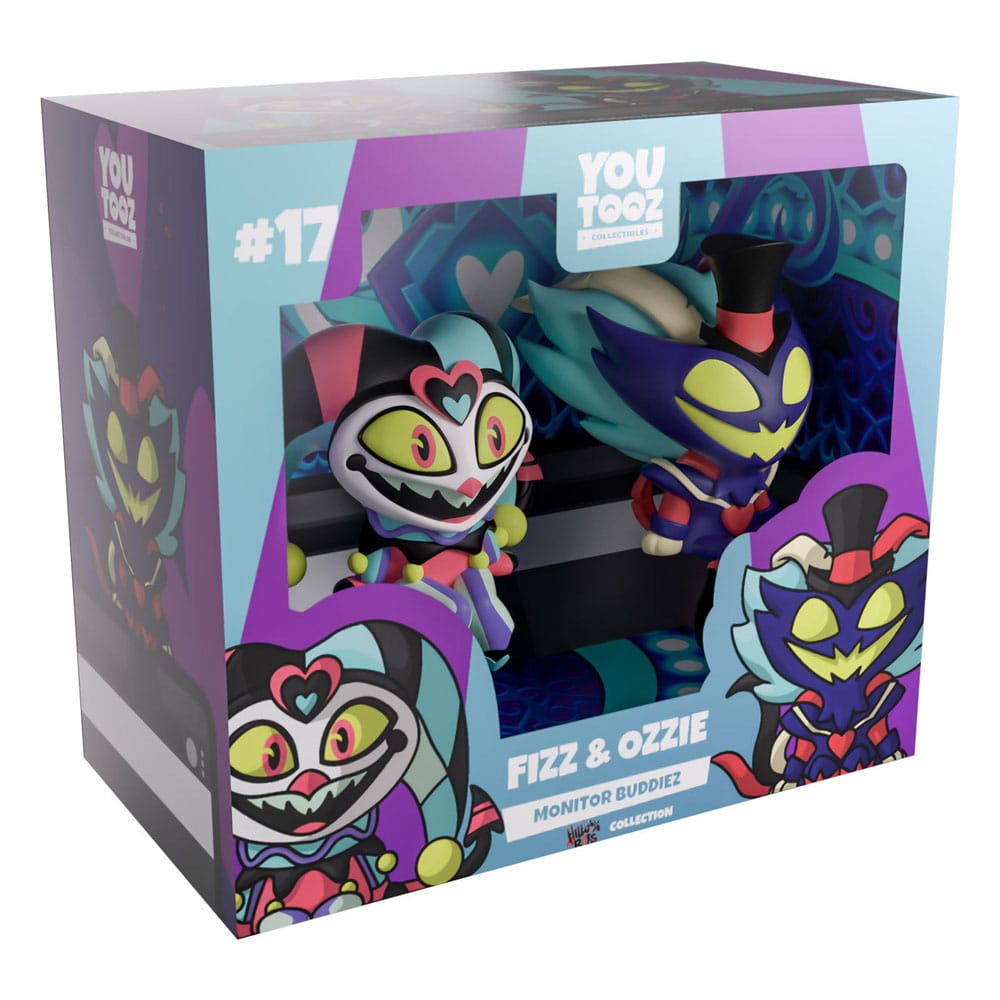 Helluva Boss Vinyl figurines Fizz & Ozzie Monitor Buddiez