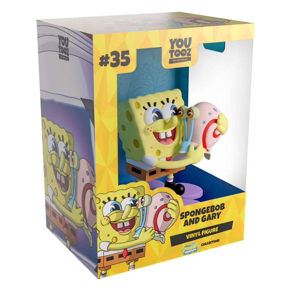 Bob l'éponge Vinyl figurine Spongebob & Gary 9 cm