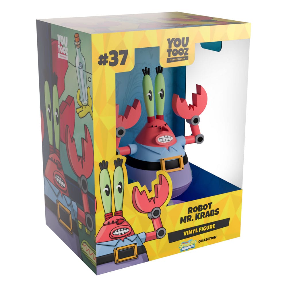 Bob l'éponge Vinyl figurine Robot Mr. Krabs 13 cm