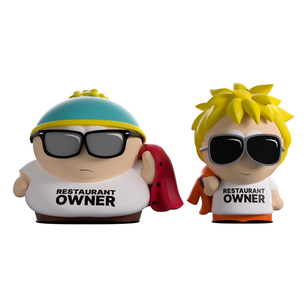 South Park pack 2 Vinyl figurines Restaurant Owners 10 cm