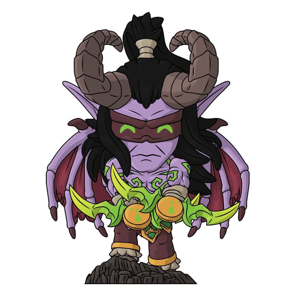 World of Warcraft Vinyl Figur Illidan Stormrage 13 cm