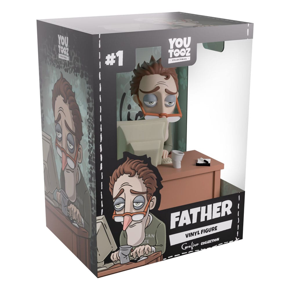 Coraline Vinyl Figur Father 12 cm