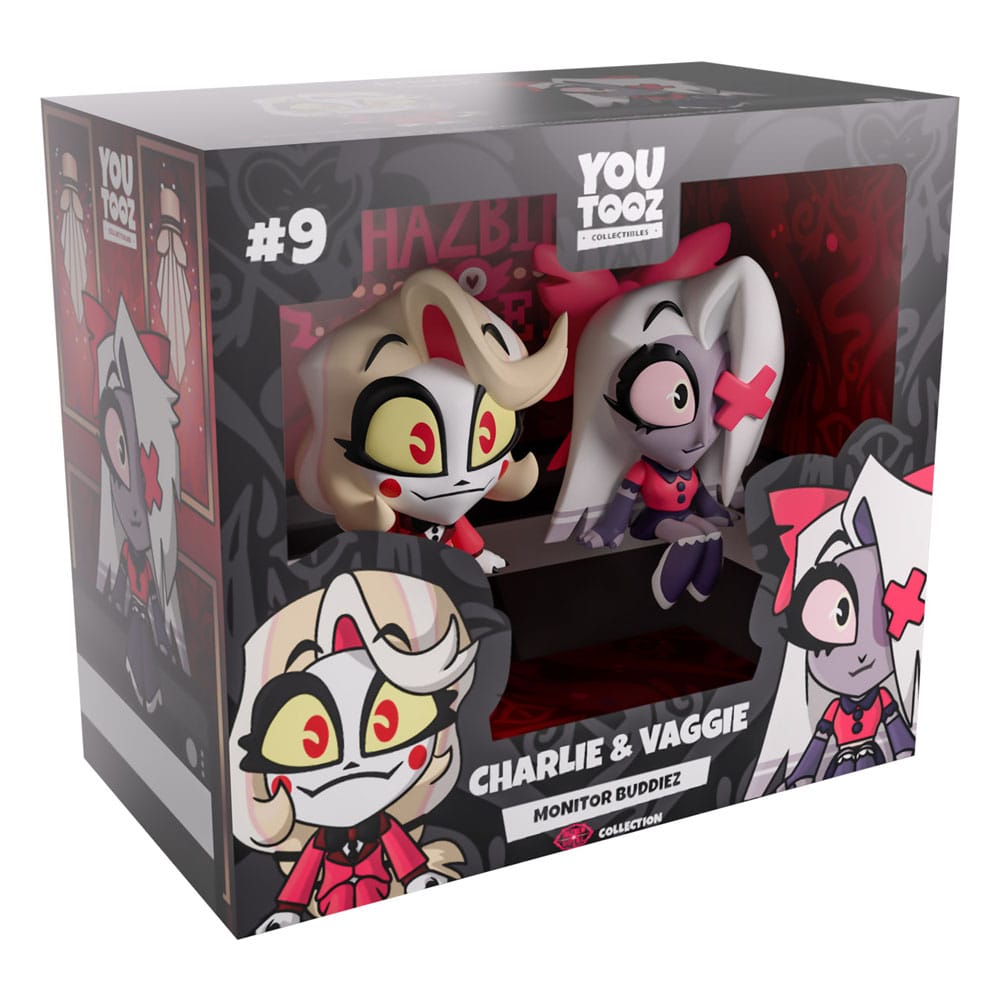 Hazbin Hotel Vinyl figurines Charlie & Vaggie Monitor Buddiez