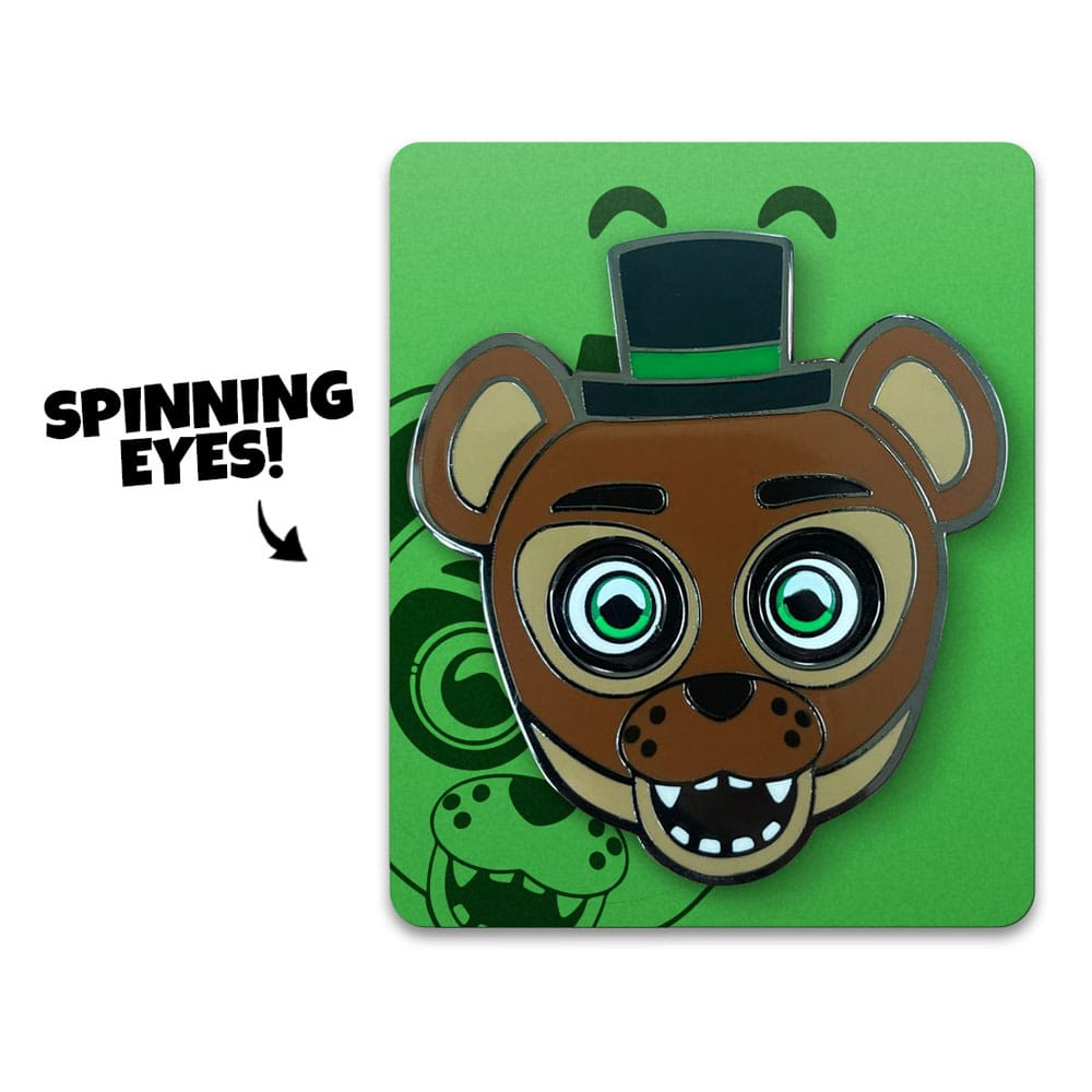 Five Nights at Freddy´s Ansteck-Pin Popgoes The Weasel Glow in the Drak Spinning 5 cm