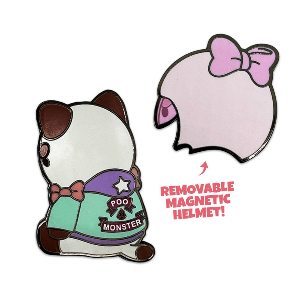 Bee and PuppyCat Magnetischer Ansteck-Pin PuppyCat 5 cm