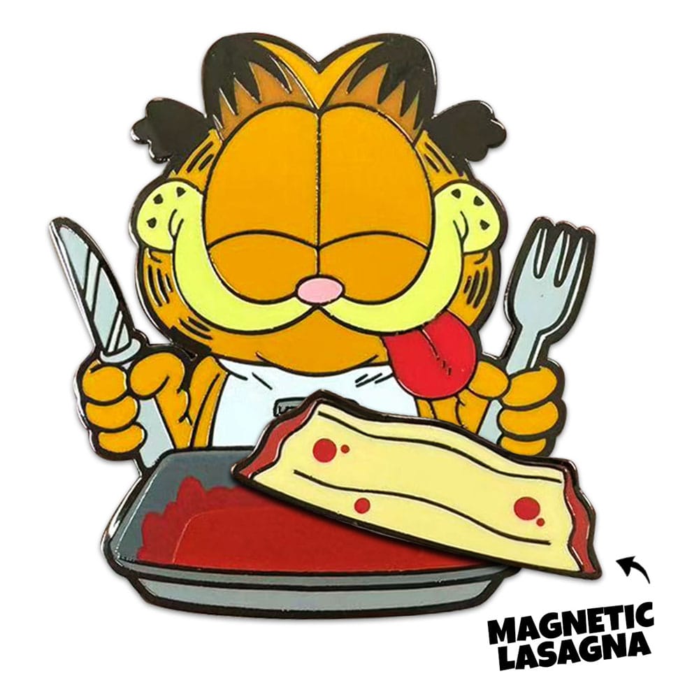 Garfield Ansteck-Pin Disco Garfield Lasagna Dinner 5 cm