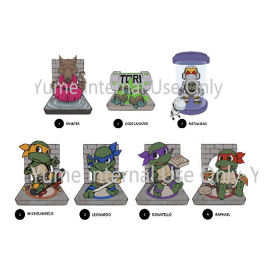 Teenage Mutant Ninja Turtles Hero Box Big Apple Series Minifiguren 8 cm Display (6)