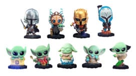 Star Wars The Mandalorian présentoir boîte-mystère figurines mini Cosbi 8 cm (8)