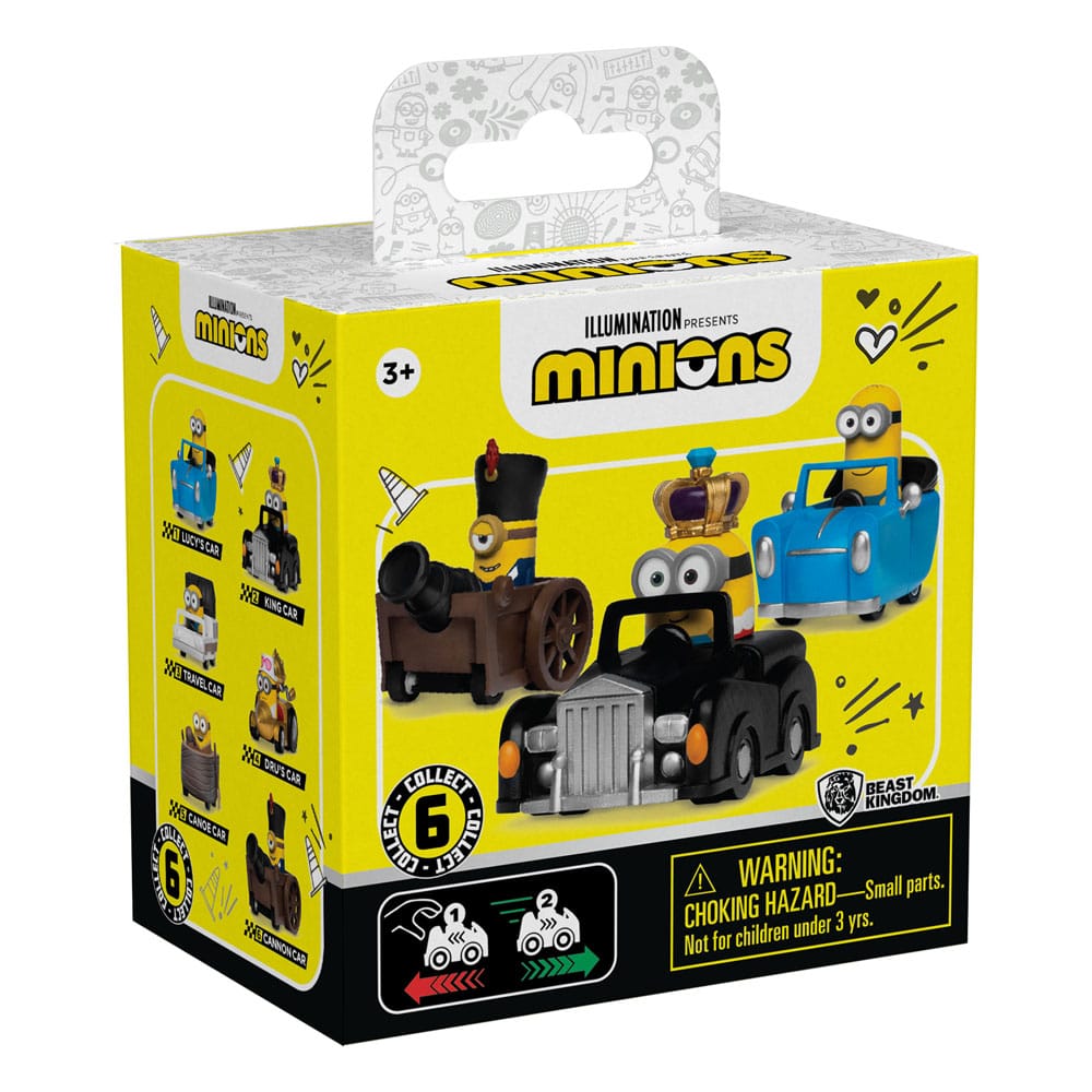 Minions assortiment boîte-mystère véhicules à friction avec figurine Zoom Hero (12)