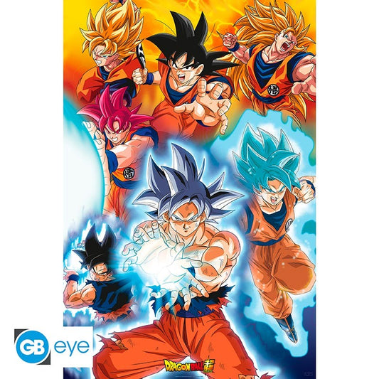Dragon Ball - Poster - Transformations Goku