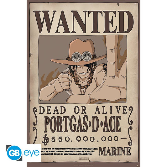 One Piece - Poster - Portgas D. Ace Wanted