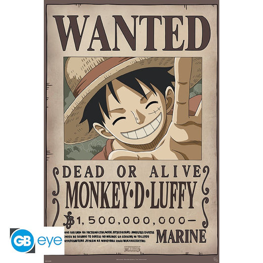 One Piece - Poster - Monkey D Luffy Wanted