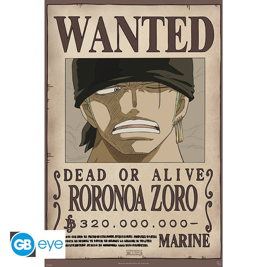 One Piece - Poster - Roronoa Zoro Wanted